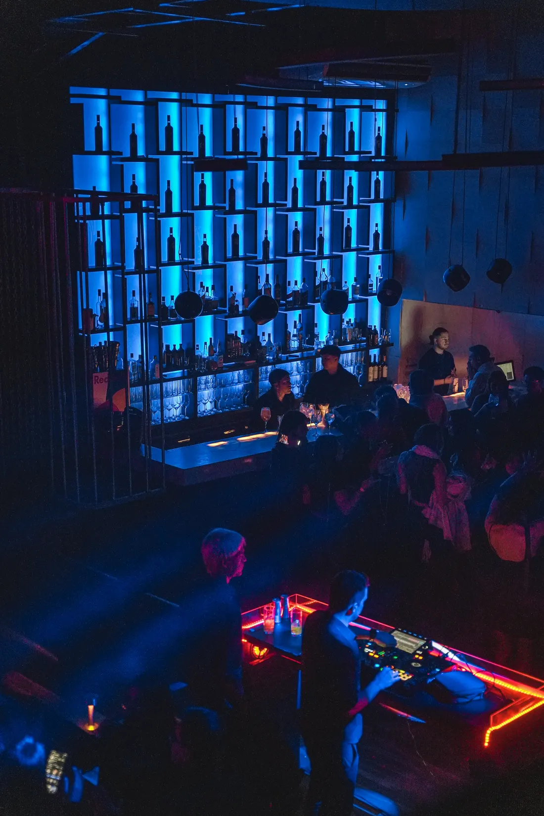 Nuestra barra vista desde el VIP